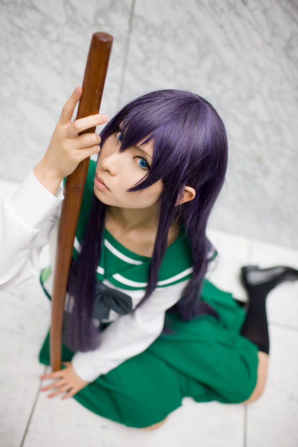 [Cosplay] 2013.04.09 游戏美女丝袜套图 Sexy Saeko Busujima